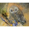 Tableau \"Hibou\" signé Jacques VALBRUN