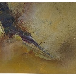 Tableau \"Hibou\" signé Jacques VALBRUN