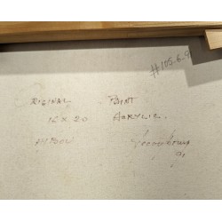 Tableau \"Hibou\" signé Jacques VALBRUN