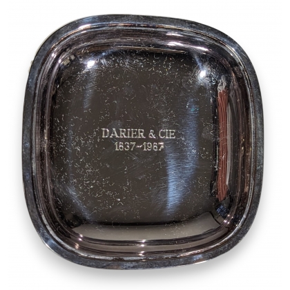 Coupe carrée en argent JEZLER "DARIER & Cie"