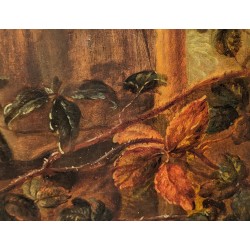 Tableau \"Chasseur\" signé W HAMILTON fec.