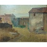 Tableau \"Lever du soleil à Bormes\" signé CASTRES