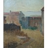 Tableau \"Lever du soleil à Bormes\" signé CASTRES