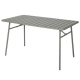 Table de jardin Jurata en fer gris clair