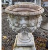Pair of low garland-decorated basins