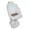 Gondola armchair with shell-shaped backrest