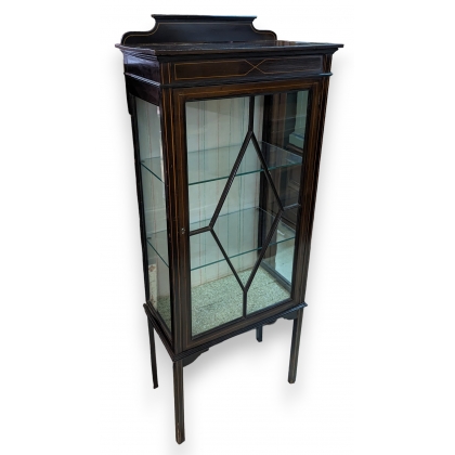 Vitrine anglaise en acajou