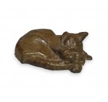 Bronze "Renardeau endormi" signé R. HAINARD