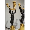 A pair of candelabra in the Thomire style