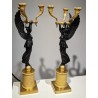 A pair of candelabra in the Thomire style
