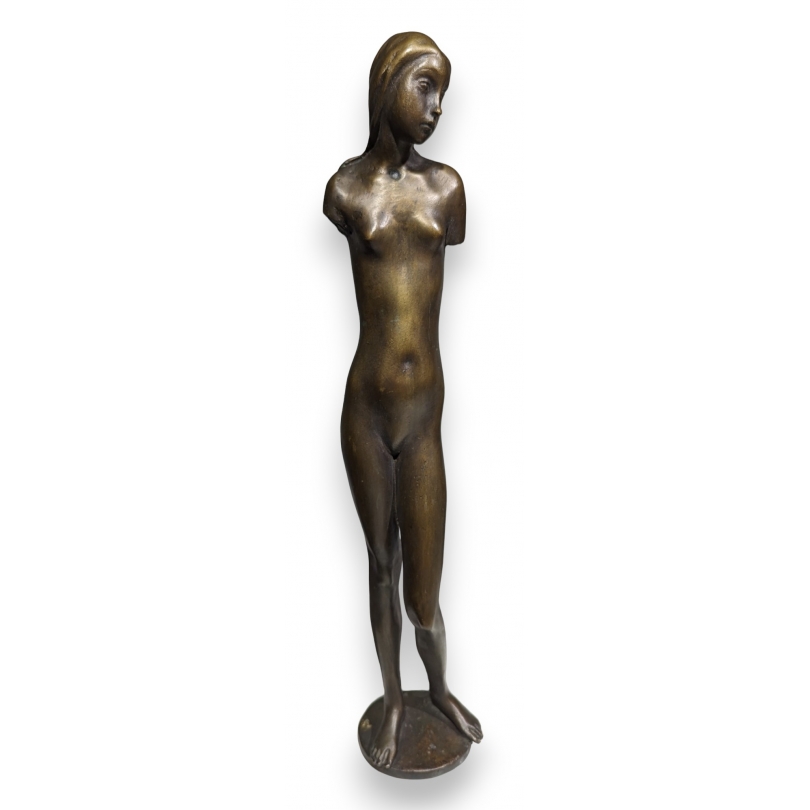 Bronze "Femme debout" signé SCHWARZ