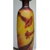 Vase soliflore violet signé DAUM Nancy