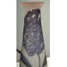 A mauve conical vase signed GALLÉ