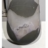 A mauve conical vase signed GALLÉ