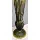 Grand vase à talon vert signé GALLÉ