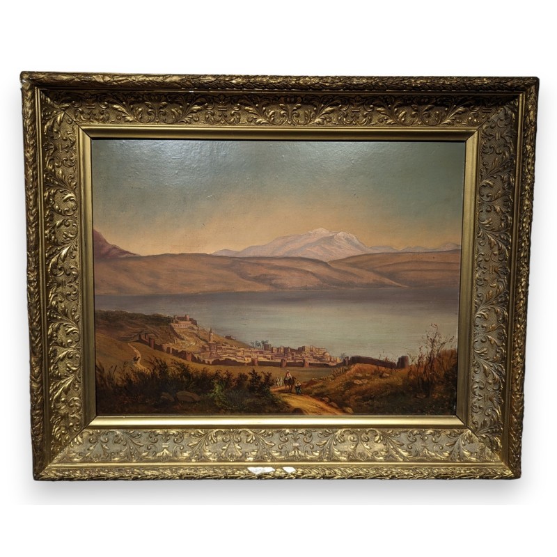 Tableau \"Tibériade sur la mer de Galilée\"