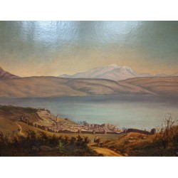 Tableau \"Tibériade sur la mer de Galilée\"