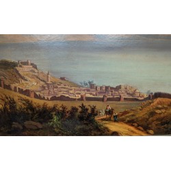 Tableau \"Tibériade sur la mer de Galilée\"