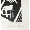 Lithograph entitled ‘Angel’, signed Emil NOLDE 09