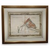 Framed map entitled "Part of Brittany"