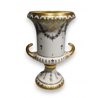 Vase Medicis en porcelaine de Nyon