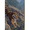 Tableau \"Tigre, le saut de la foi\" signé SHARROCK