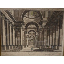 Engraving: ‘View of St Genevieve’s Church’
