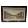 Gravure "Vue de la place de Petersbourg"