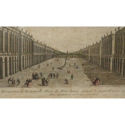 Engraving: ‘View of St Petersburg Square’