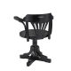 Fauteuil de commissaire de bord, tout noir