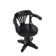 Fauteuil de commissaire de bord, tout noir