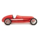 Voiture miniature en alu rouge