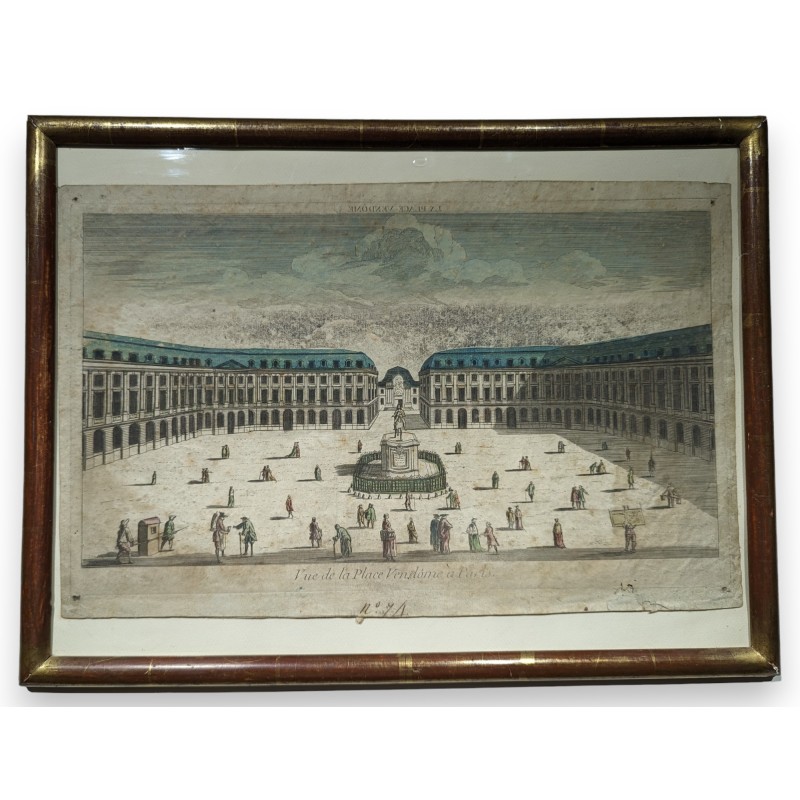 Engraving: ‘View of the Place Vendôme’