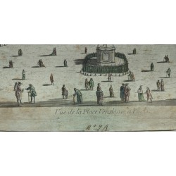 Engraving: ‘View of the Place Vendôme’