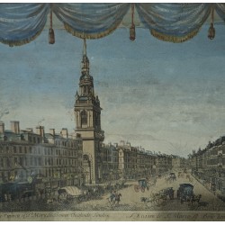 Gravure "Eglise de St. Marie Londres"