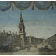 Gravure "Eglise de St. Marie Londres"