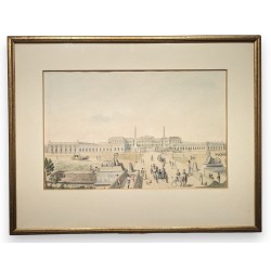 Engraving: ‘Entrance to Schönbrunn Palace’