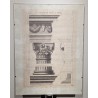 Paire de gravures "Eléments d'architecture"