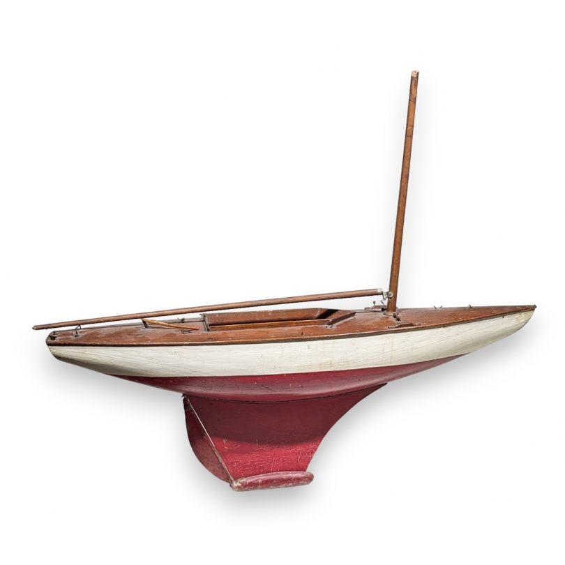 Maquette de voilier, sans voiles