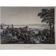 Gravure "Vue de Lausanne"