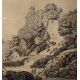 Gravure "Vue de la cascade de St. Saphorin"