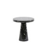 Table bout de canapé Bale en immitation marbre