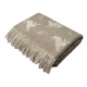 Plaid Wildlife Hare coloris Fauve