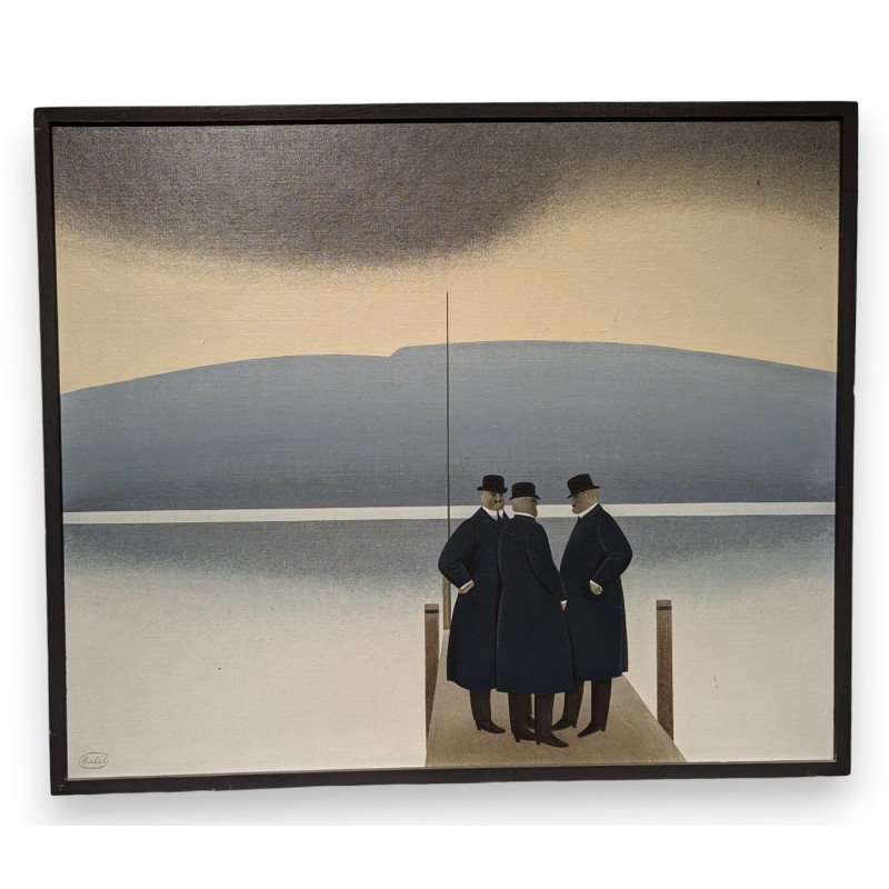 Tableau \"Les associés\" signé BALET