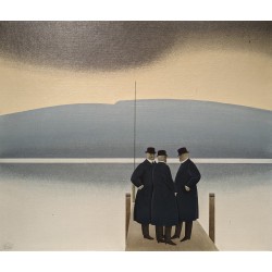 Tableau \"Les associés\" signé BALET