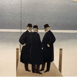 Tableau \"Les associés\" signé BALET