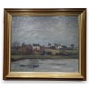 Tableau \"Au bord de l\'étang\" signé BRESSLER 39