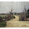 Tableau \"Route en automne\" signé BRESSLER 28