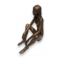 Bronze "Femme assise" par SCHWARZ