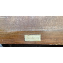 Coiffeuse Art-Deco "Fleurs" signé LELEU